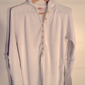 Gap hooded white sweater. Size XL